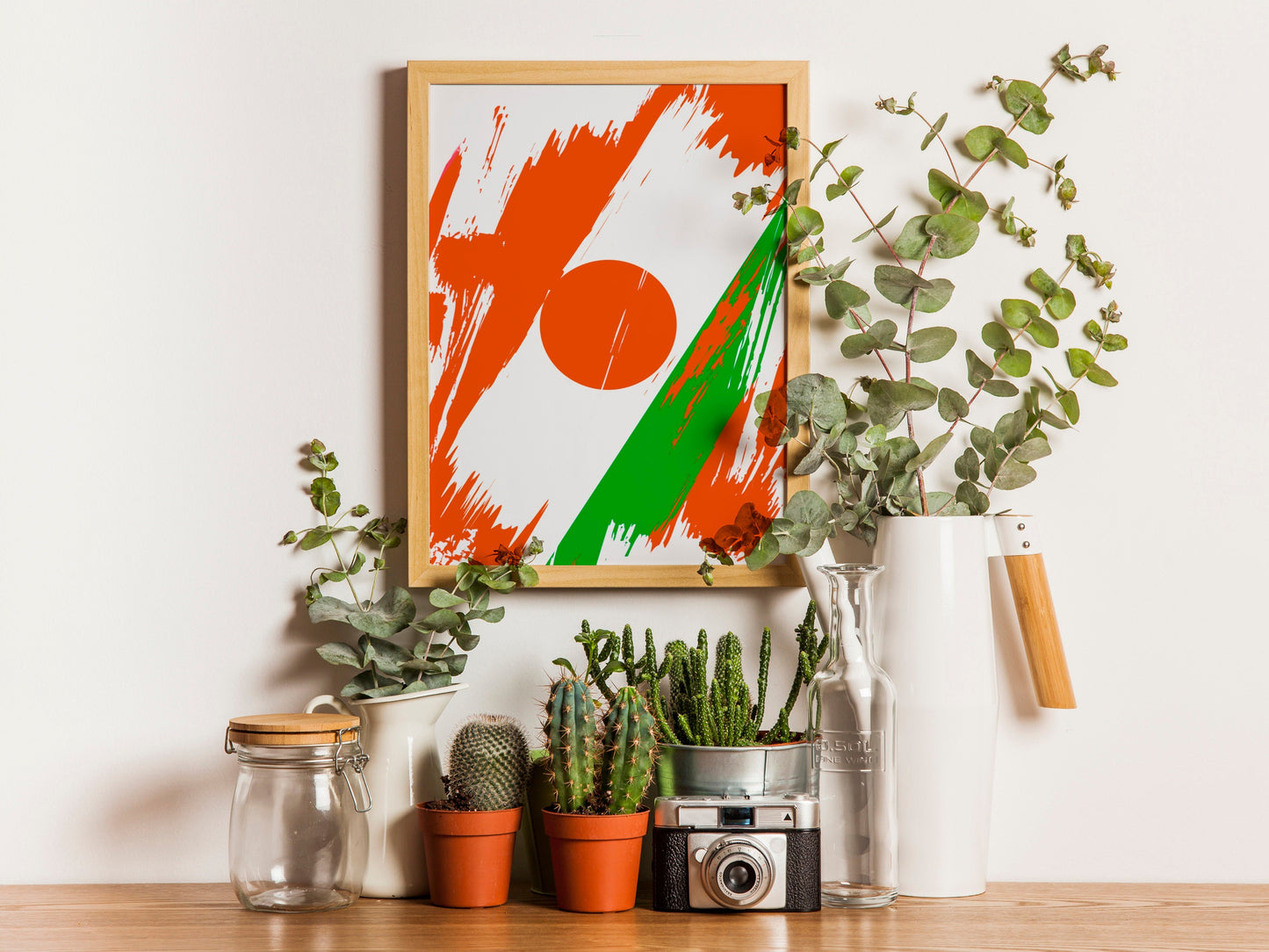 Niger Flag Print | Niger Poster | Niger Wall art print | Niger Home Decoration | Unframed