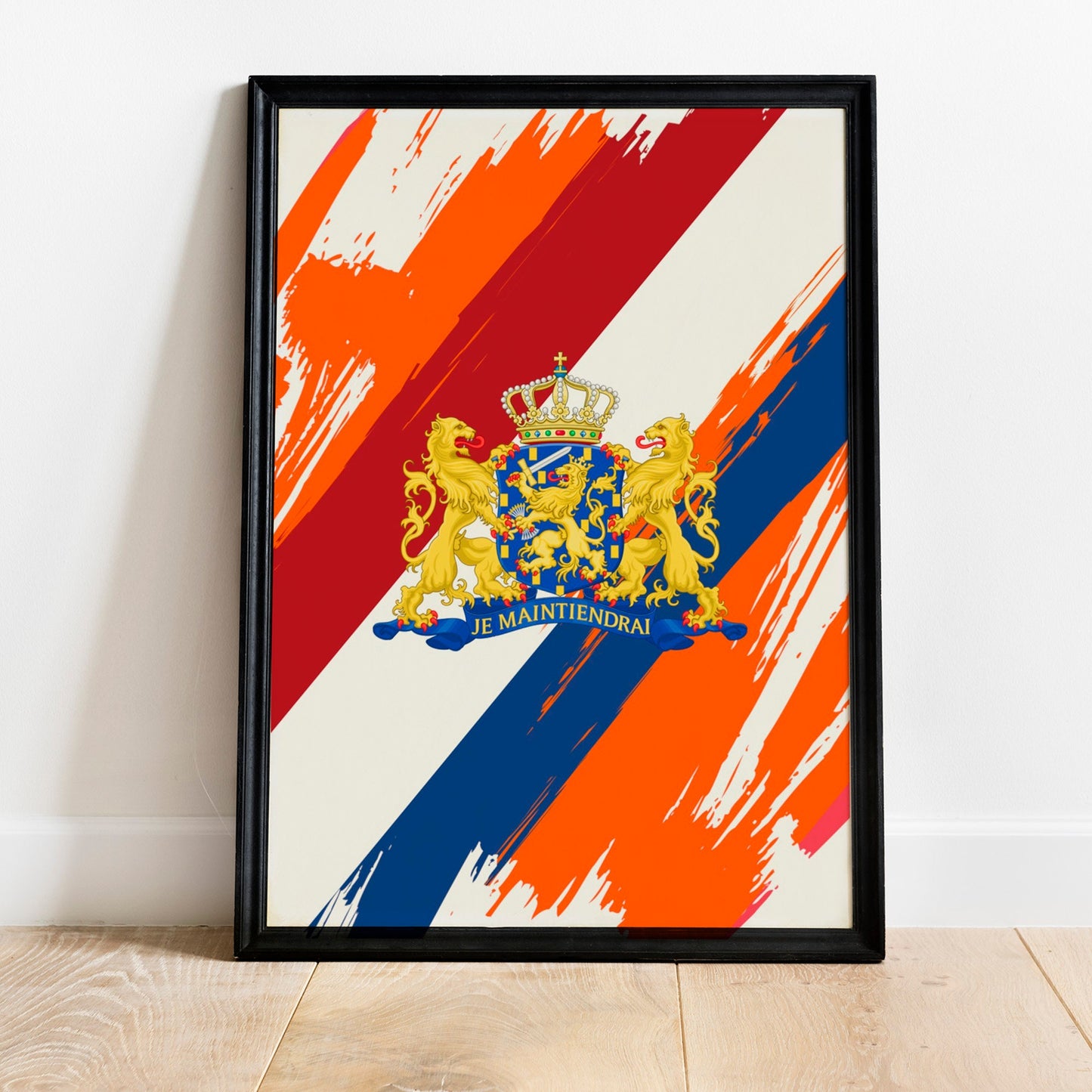 Netherlands Flag Print | Netherlands Poster | Netherlands Wall art print | Netherlands Home Decoration | Unframed