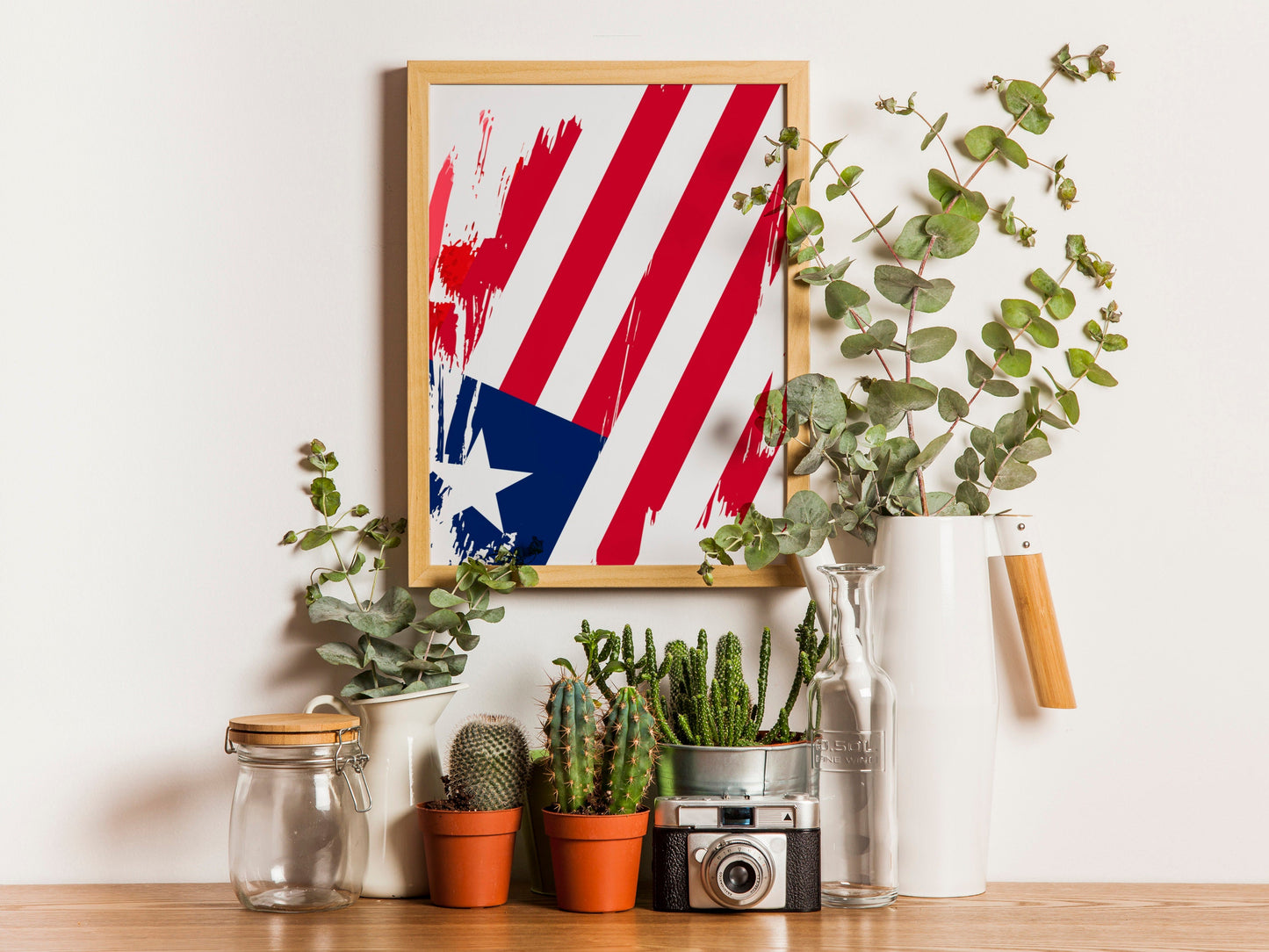 Liberia Flag Print | Liberia Poster | Liberia Wall art print | Liberia Home Decoration | Unframed