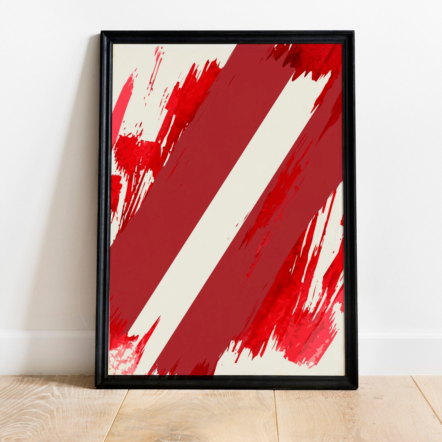 Latvia Flag Print | Latvia Poster | Latvia Wall art print | Latvia Home Decoration | Unframed