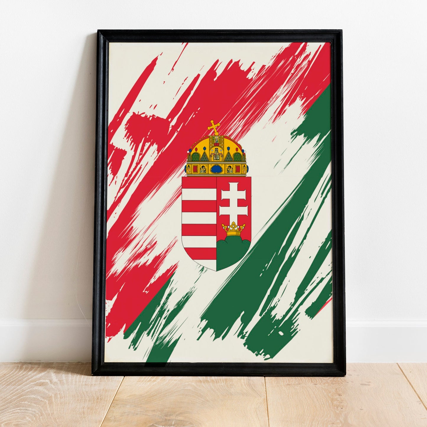 Hungary Flag Print | Hungary Poster | Hungary Wall art print | Hungary Home Decoration | Unframed