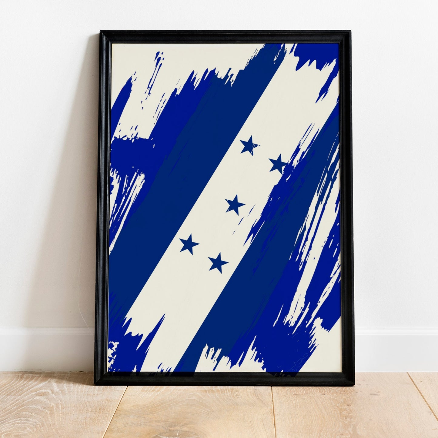 Honduras Flag Print | Honduras Poster | Honduras Wall art print | Honduras Home Decoration | Unframed