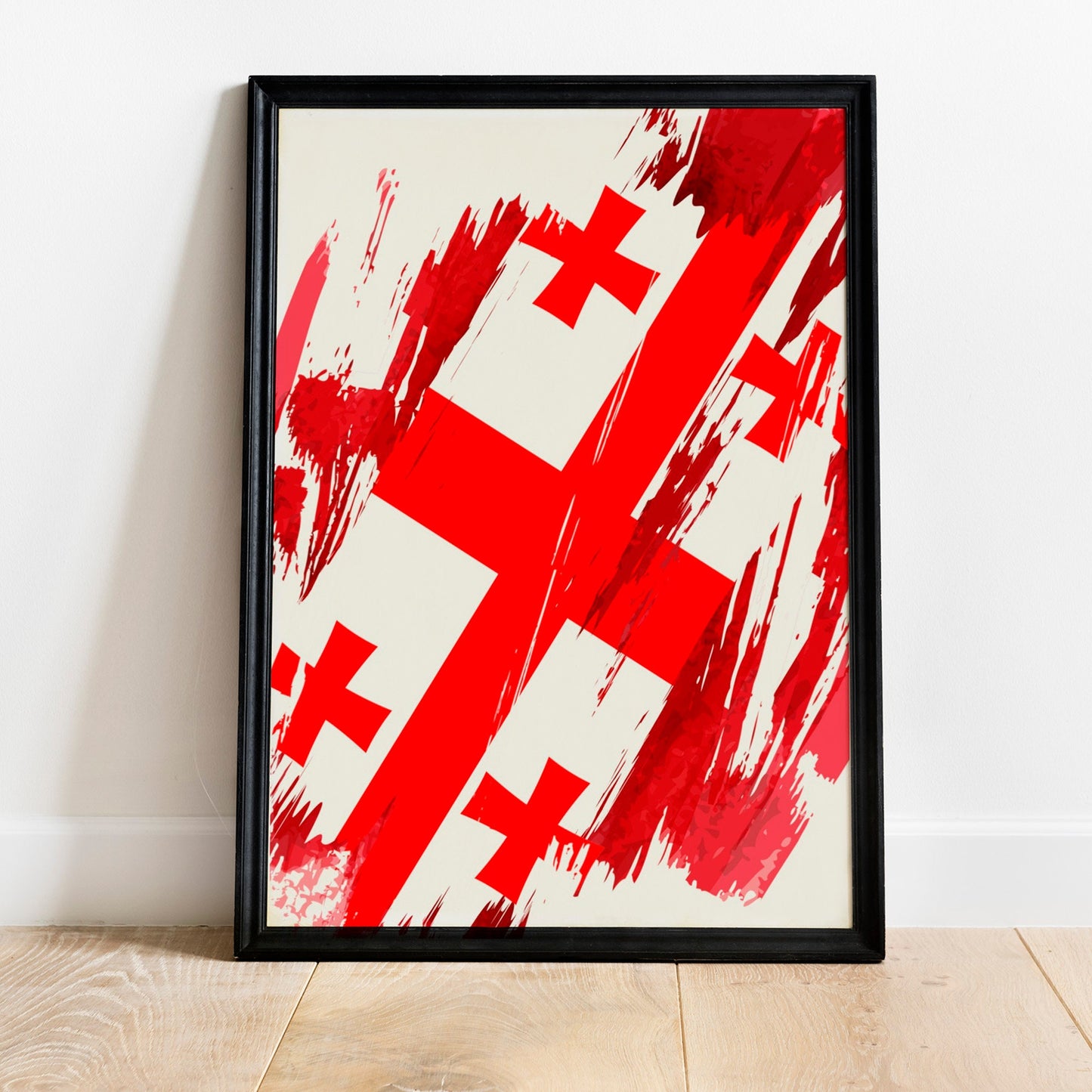 Georgia Flag Print | Georgia Poster | Georgia Wall art print | Georgia Home Decoration | Unframed