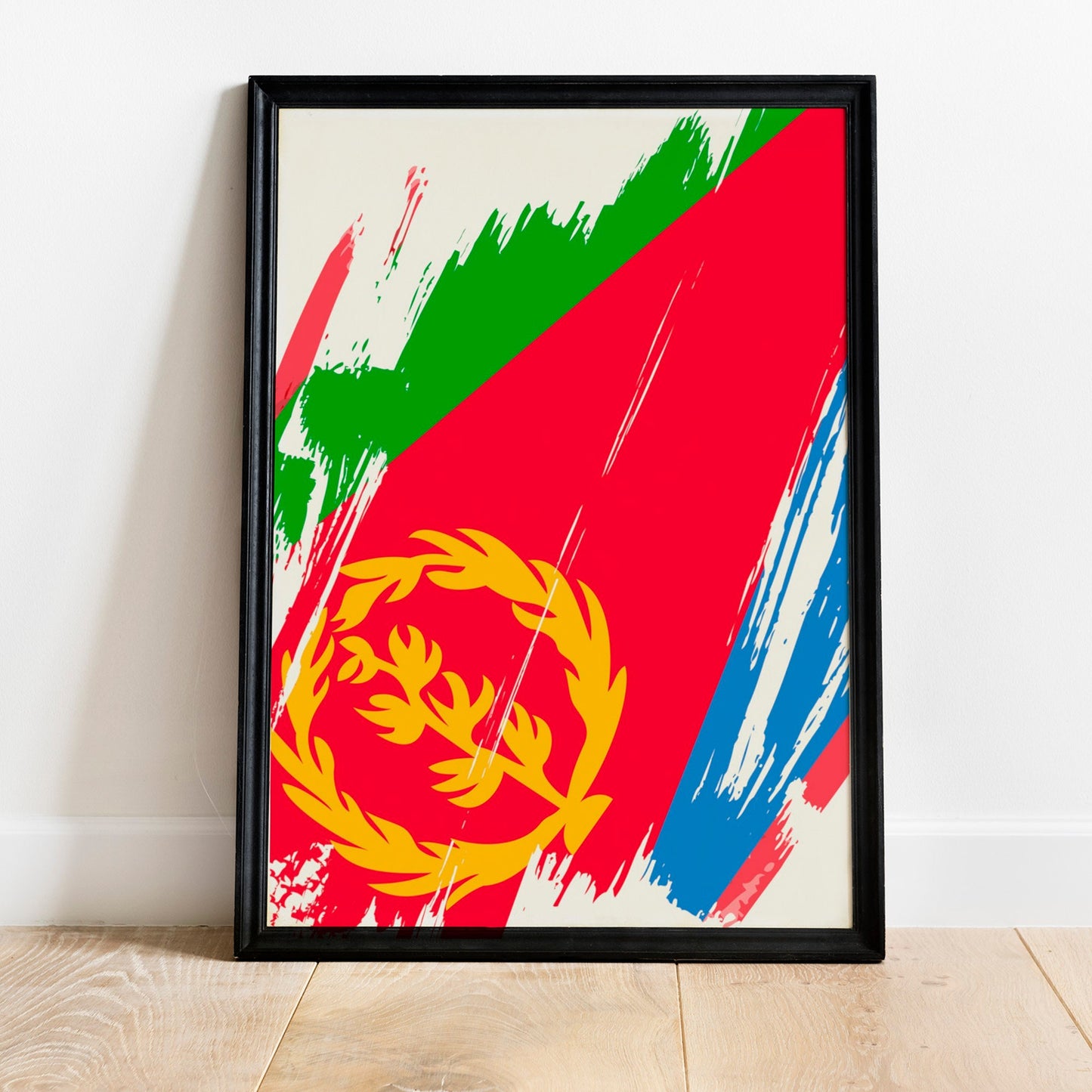 Eritrea Flag Print | Eritrea Poster | Eritrea Wall art print | Eritrea Home Decoration | Unframed