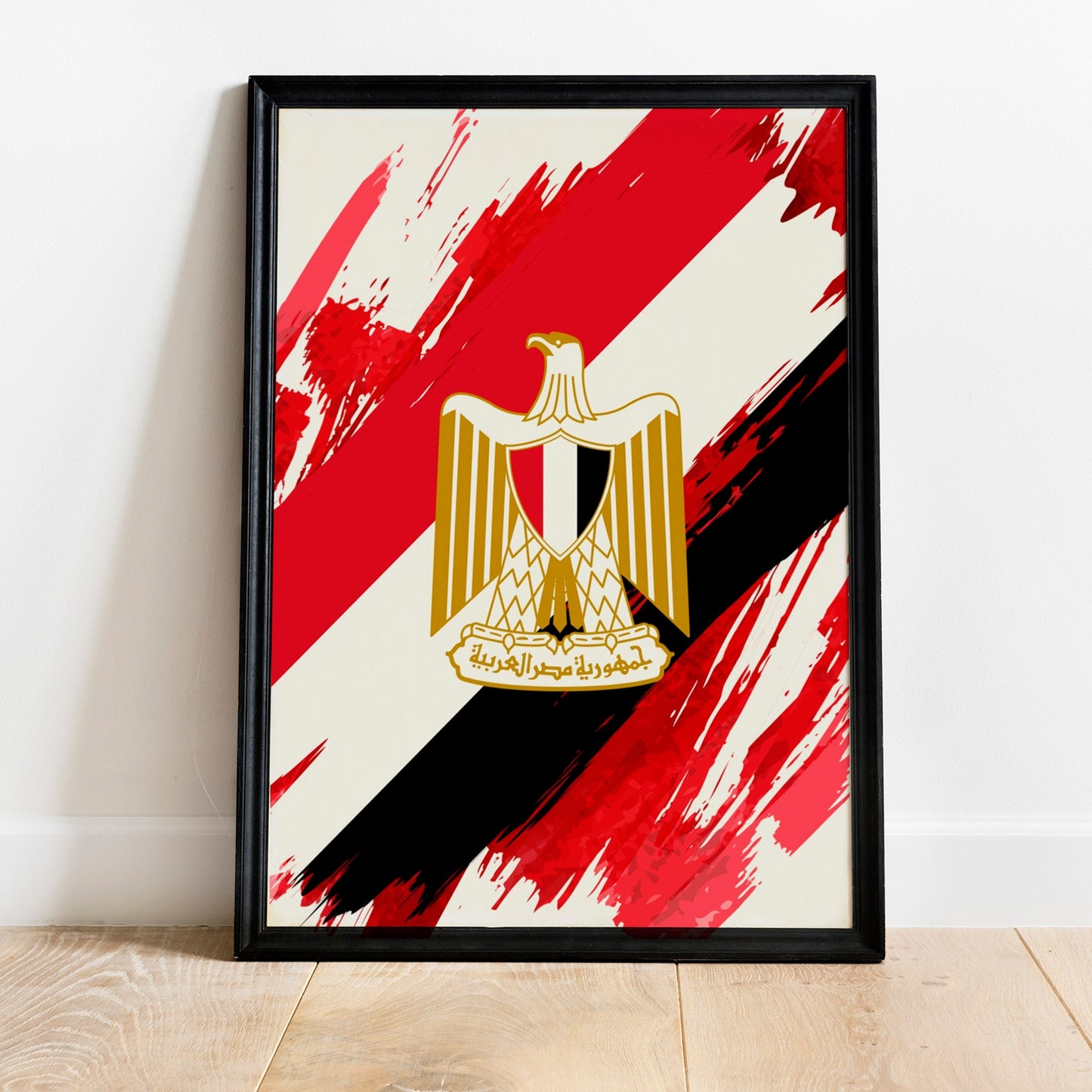 Egypt Flag Print | Egypt Poster | Egypt Wall art print | Egypt Home Decoration | Unframed